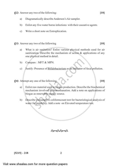 Air and Water Microbiology 2017-2018 B.Sc Microbiology Semester 4 ...