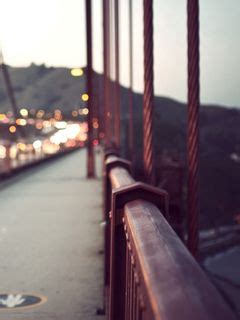 Download wallpaper 240x320 city, bridge, rail, fog, blurred, glare ...