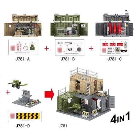 Weapon Pack Special Forces For Mini Soldier Figure Container Weapon Box ...