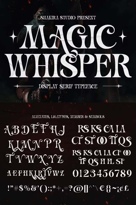 Magic Whisper - Dramatic Serif Font - Leasted - Graphics Template ...