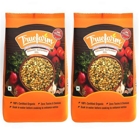 Truefarm Organic Supermix Dal | Ayurvedic Panchratna Dal | Blend of ...