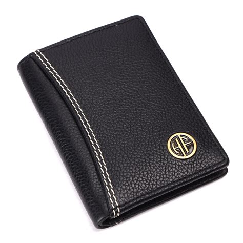 Genuine Leather Card Holder for Men & Women, RFID Protected, 6 Card Sl