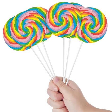 Rainbow Lollipop Swirl