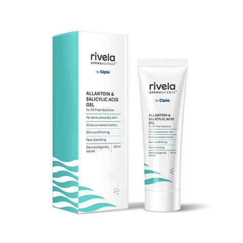 Rivela Dermascience Allantoin and Salicylic Acid Gel 50ml - Cureka ...