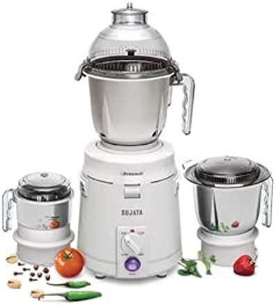 Buy Sujata Supermix 900 Watts Mixer Grinder | 22000 Rotations Per Min ...