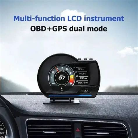 LCD Screen Dual Mode OBD+GPS System Multifunction Scanner Diagnostic ...