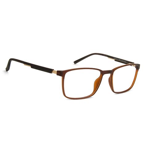 Brown Gold Full Rim Square Lenskart Air Essentials LA E13231-C6 Eyeglasses