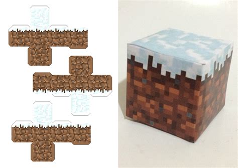 Image result for Snow Block Paper Minecraft