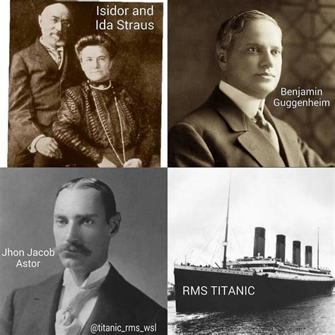 TITANIC 1912 on Instagram: “RMS TITANIC'S FAMOUS . Most first-class ...