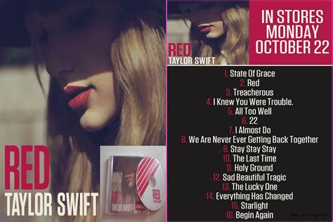 CrossPath: Taylor Swift 2012 Complete RED ALBUM