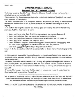 Fillable Online oakdale-p schools nsw edu Intranet Permission Note ...