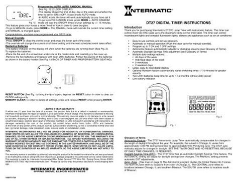 Intermatic Digital Light Timer Instructions | Shelly Lighting