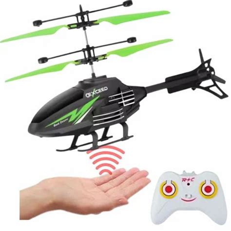 Kids Play School Toy - Black Plastic Mini Toy Helicopter, Exceed ...