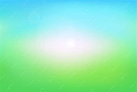 Abstract green blurred gradient nature background vector | Premium Vector