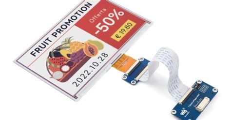 Buy 7.3inch ACeP 7-Color E-Paper E-Ink Display Module Online in India ...
