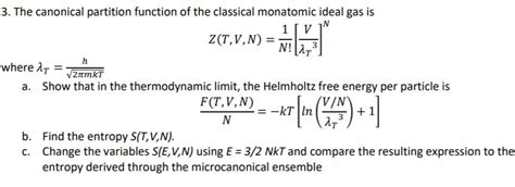 Image result for Partition Function of Monoatomic Gas Using Maxwell
