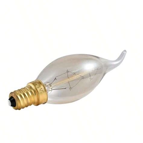 4pcs[C35 Tail Pull] Retro Tungsten Filament Light Bulb, 40w, E12 Screw ...