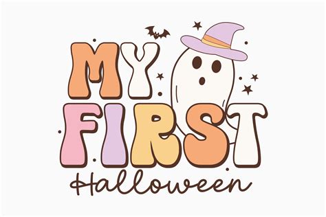 My First Halloween Retro Graphic by Svg Box · Creative Fabrica