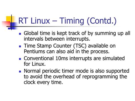 Image result for RTLinux Several Clocks Timing Functionality