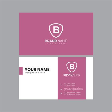 Unique Business Card Template 的图像结果