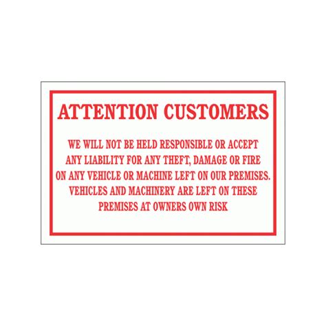 Liability Disclaimer Signs 的图像结果