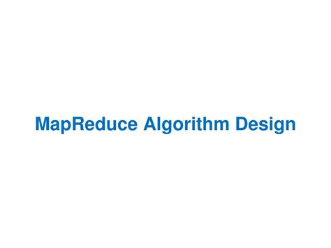 Image result for Algorithm Using MapReduce