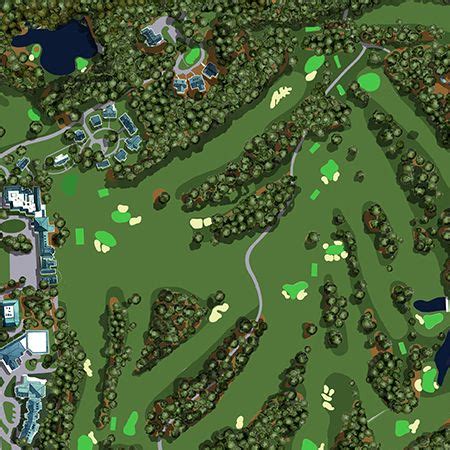 Masters Golf Course Map 的图像结果