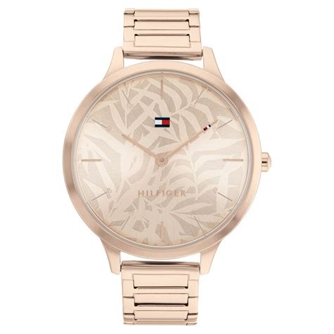 Buy Online Tommy Hilfiger Quartz Analog Golden Dial Stainless Steel ...