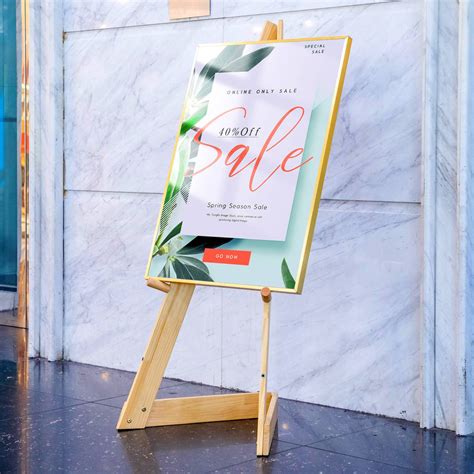 Snapklik.com : Heavy Duty Easel Stand For Wedding Sign & Poster 43 ...