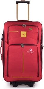 CITY BAG Medium Cabin Luggage(51cm)Trolley 20 inch and Number Lock ...