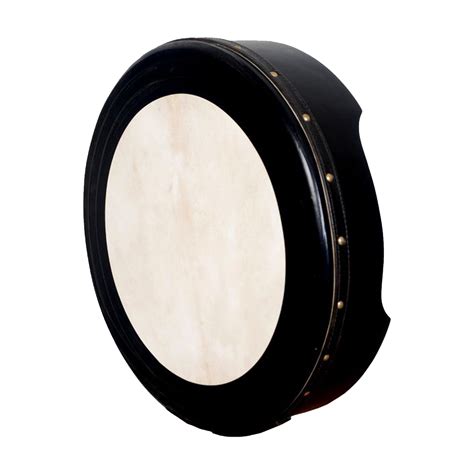 18"x4" Heartland Bodhran Black Non Tunable T-Bar Deep Tuned – Muzikkon