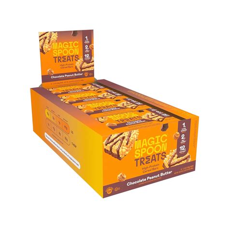 Magic Spoon Protein Treat Bars Chocolate Peanut Butter 1.4 oz 12 ct ...