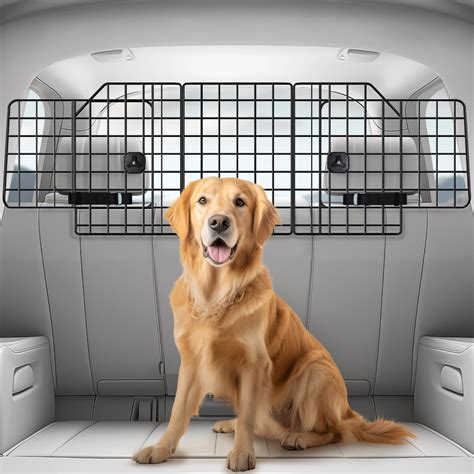 rabbitgoo Dog Car Barrier for SUVs, Adjustable Large Pet Gate ...