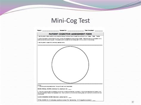 Image result for Mini-Cog Testing