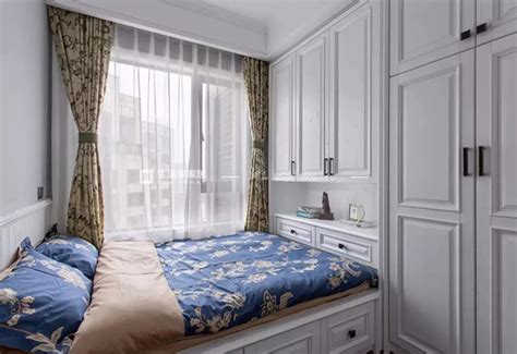 15平米简约卧室设计 利用好飘窗，收纳空间加大1倍！-衣柜网