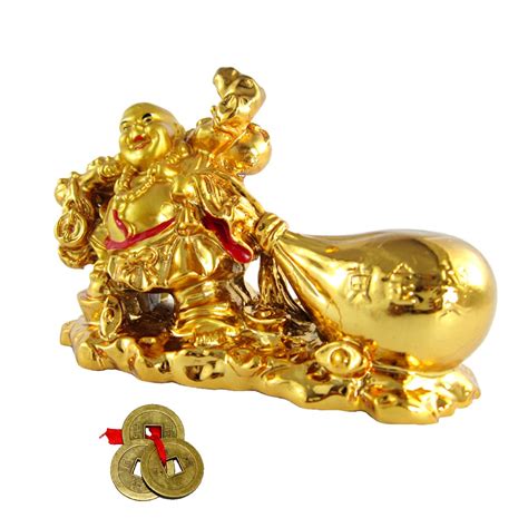Buy GiftDecorShop Vastu Laughing Buddha Drag Money Bag as Gift with ...