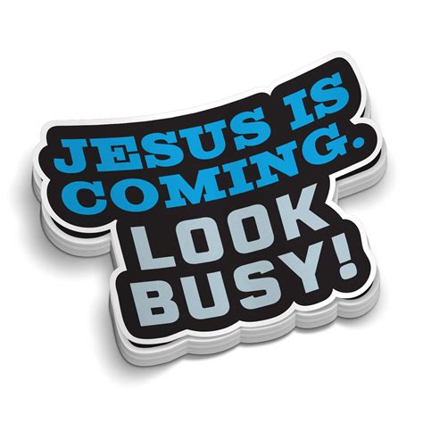 Look Busy - Hard Hat Decal - Armed American Supply