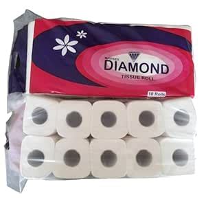 Diamond 2 Ply Soft, Hygienic & Absorbent Toilet Tissue Paper Roll ...