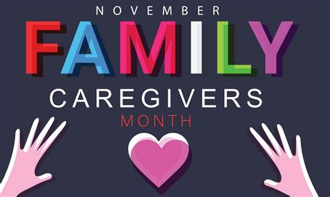 National Family Caregivers month. background, banner, card, poster ...