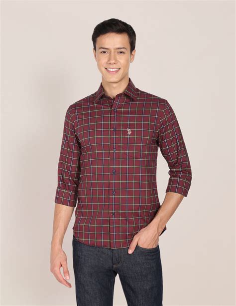Tartan Check Cotton Casual Shirt – U.S. Polo Assn. India