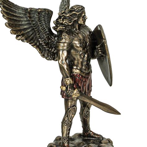 St Michael The Archangel Statue Bronze at Danny Garza blog