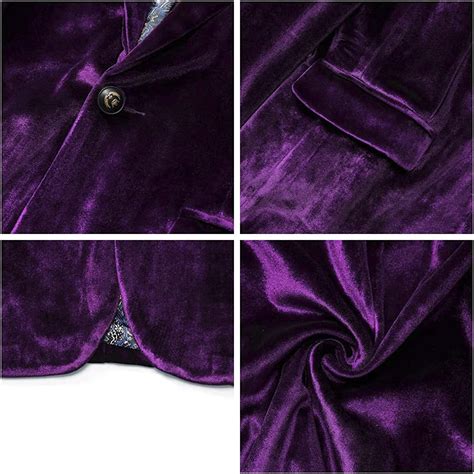 WEEN CHARM Velvet Blazer for Men Slim Fit One Button India | Ubuy