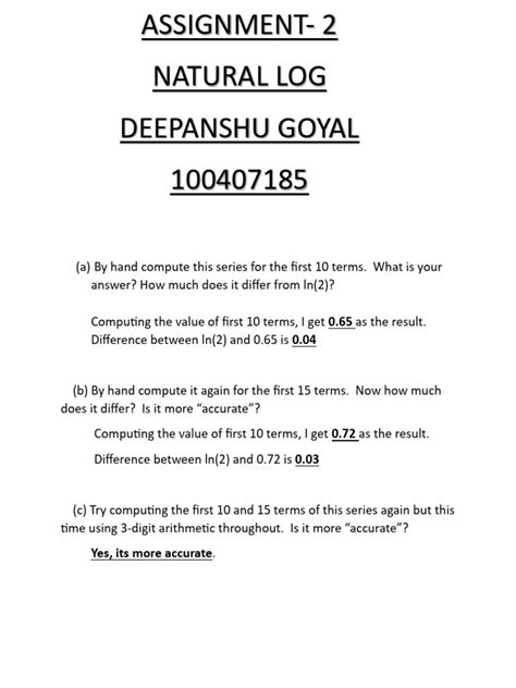 Image result for Natural Log Practice Problems