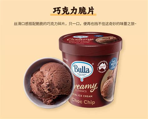 澳大利亚Bulla巧克力冰淇淋桶装460ml - 春播