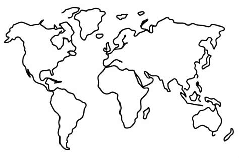 World Map Line Art Vector 的图像结果