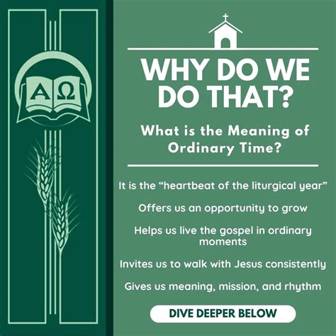 What is the Meaning of Ordinary Time? — HOLY REDEEMER CHURCH