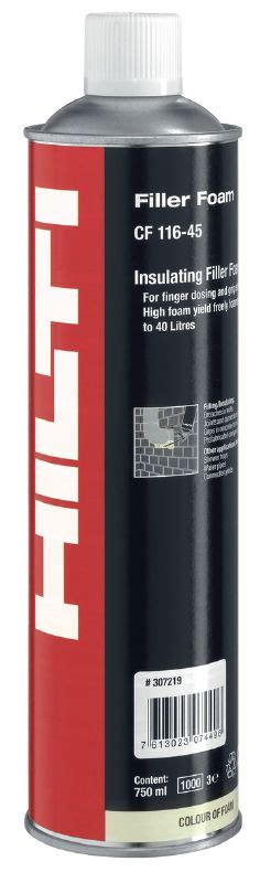 CF 116-45 high-yield filling foam - Foams - Hilti India