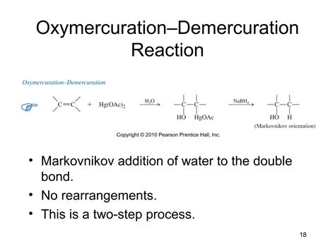 Oxymercuration Demercuration Mechanism