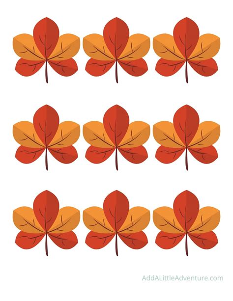 Printable Autumn Leaf Templates - Printable Free Templates