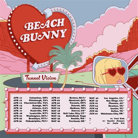 Beach Bunny Reveal 2025 North American Tour Dates